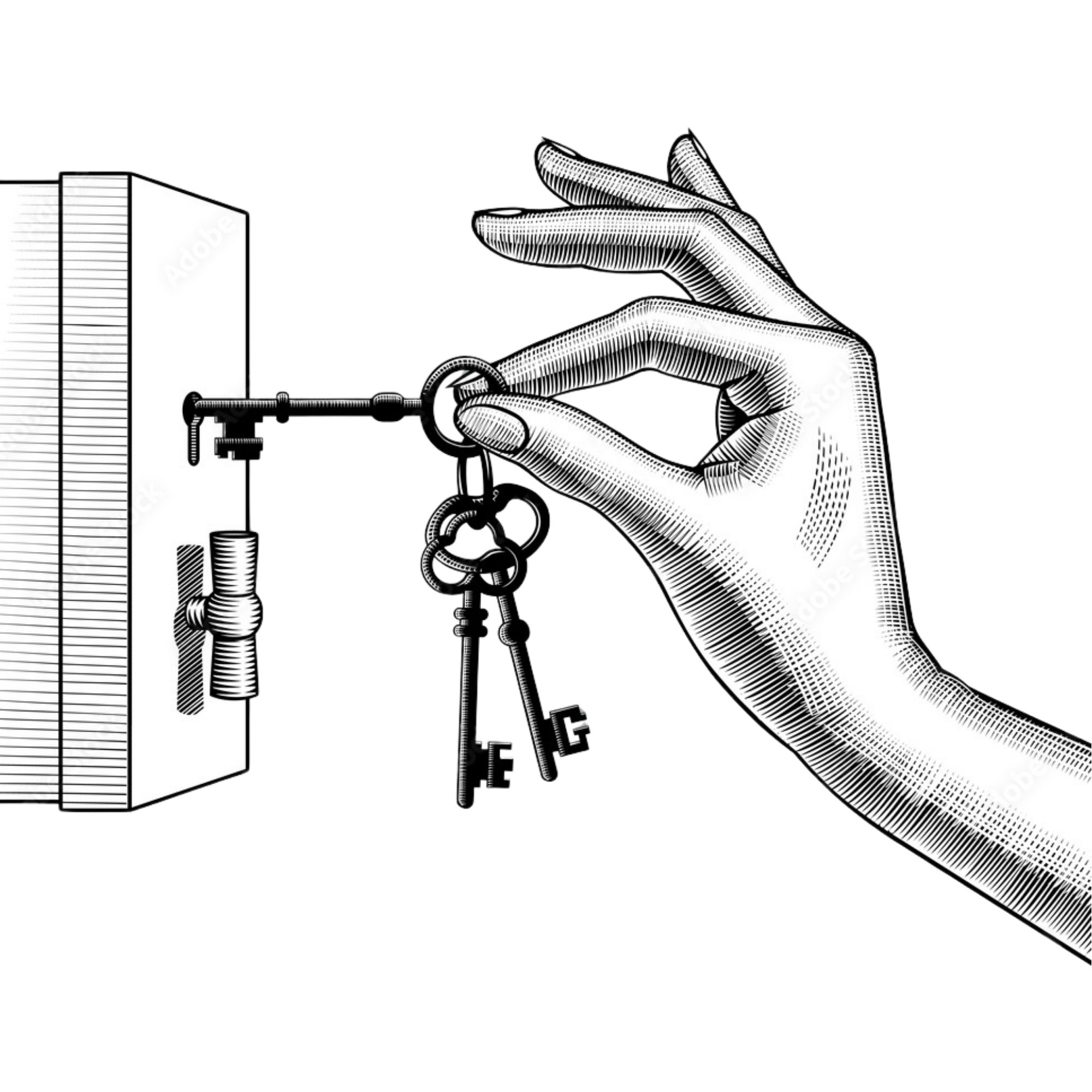 photo main clefs dans une serrure (c) Raman Maisei Au Plaisir Hastière Dinant b&b