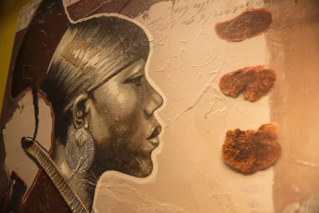 Logez dans la chambre africaine de Colonel MUSTARD sur le thème du Cluedo