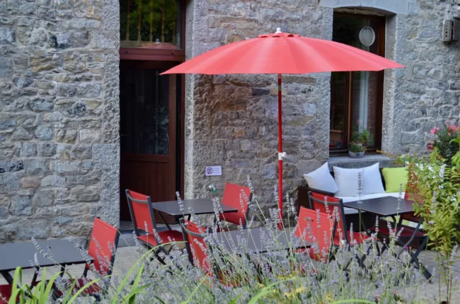La terrasse vous accueille quand vous le souhaitez lors de votre séjour