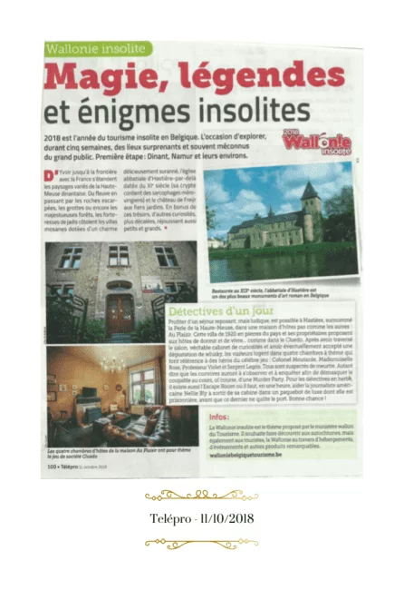 Au Plaisir – Telépro – 11/10/2018